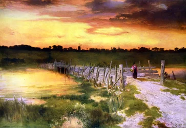 Die goldene Stunde, c1912 (nach Thomas Moran)