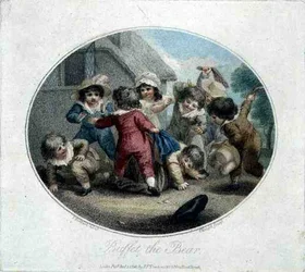 Buffet der Bär, graviert von Charles Knight, veröffentlicht von J.F. Tomkins