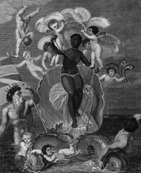 Die Reise der schwarzen Venus, von Angola zu den Westindischen Inseln, aus 