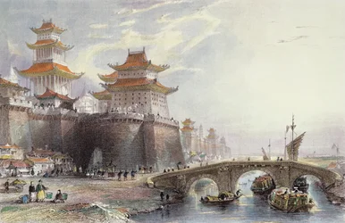 Westtor von Peking, ca. 1850