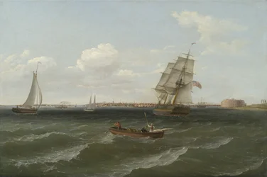 Der Hafen von New York, 1813