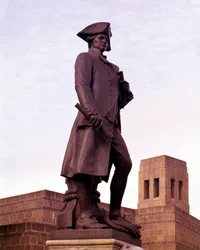 Statue von Captain James Cook, 1914