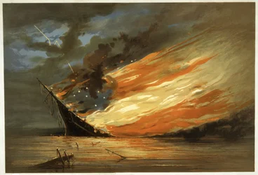 Die Rückkehr oder Aus dem Schiffbruch gerettet, veröffentlicht um 1872