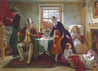 Die Stille der reinen Unschuld überzeugt, wo Worte versagen, 1855