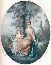 Lady Rushout und ihre Tochter, 1784, 1902