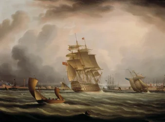 Schiffe vor Portsmouth