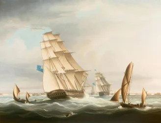 Squadron of the Blue vor Portsmouth