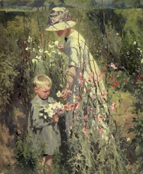 Blumensträuße, ausgestellt 1912
