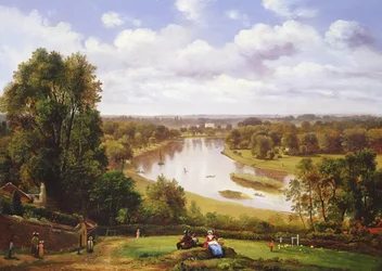 Blick auf die Themse von Richmond Hill