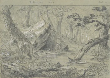 Der Brunnen, Nr. 1: Der verwundete Indianer stillt seinen Todesschmerz, 1843