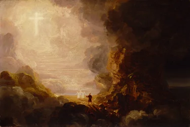 Der Pilger des Kreuzes am Ende seiner Reise, ca. 1846-48