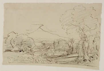 Vulkan, See, Figur beim Jagen, 1846-47