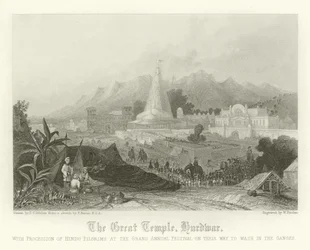 Der Große Tempel, Hurdwar, Indien