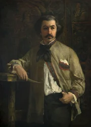 Porträt von Antoine Etex 1808-88, 1855