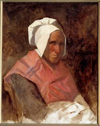 Porträt von Marie Simonet. Gemälde von Thomas Couture