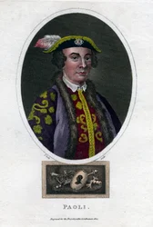 Pascal Paoli, korsischer General und Patriot des 18. Jahrhunderts, 1820
