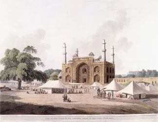 Tor des Grabes des Kaisers Akbar