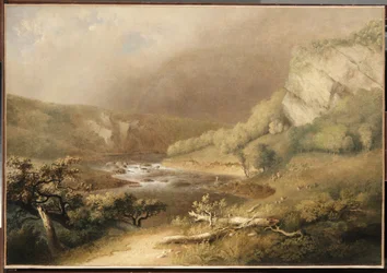 Fluss-Stromschnellen, 1825