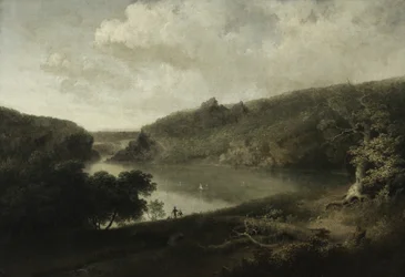 Blick auf einen See, um 1830