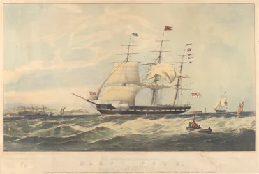 Das berühmte Klipperschiff Marco Polo