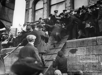 Die Flucht aus Antwerpen, 1914