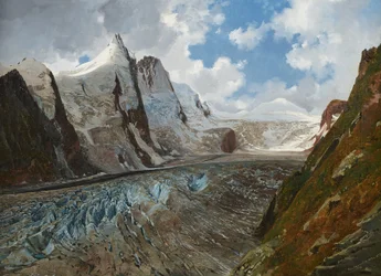 Der Großglockner mit der Pasterze