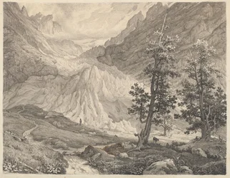 Der Grindelwaldgletscher, Schweiz