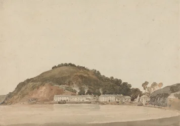 Landzunge an der Küste von Süd-Devon, möglicherweise Shaldon