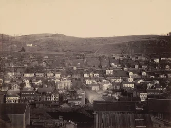 Honesdale, Abschnitt 4, Del. & Hudson Canal Co., ca. 1863-1865