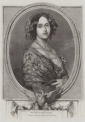 Ihre Majestät die Königin von Preußen, gestern (Freitag) in Königsberg gekrönt