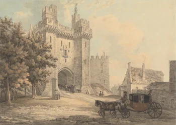 Das Tor von Lancaster Castle