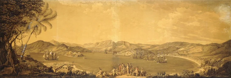 Ansicht von Antigua: English Harbour, Freeman