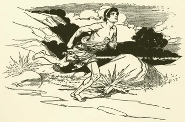 Die Nachricht von Marathon bringen (Gravur)