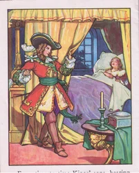 Er stand erstaunt über ihre Schönheit