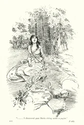 Illustration für Eine empfindsame Reise von Laurence Sterne