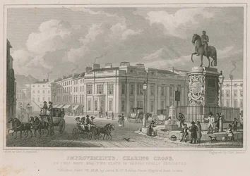 Verbesserungen am Charing Cross (Gravur)
