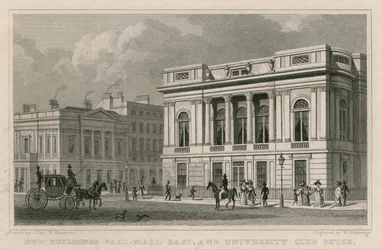 Neue Gebäude Pall Mall East und University Club House