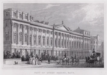 Teil des Queen Square, Bath