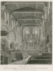Die Prioratskirche St. Bartholomäus der Große, West Smithfield