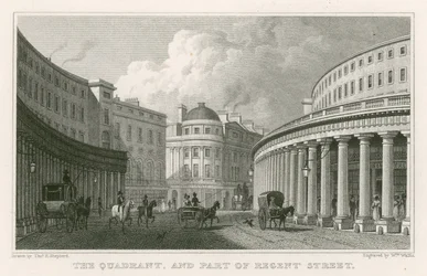 Der Quadrant und ein Teil der Regent Street, London