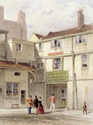 Die berühmte Kantine im Turm - genannt Die Steinküche - abgerissen 1827