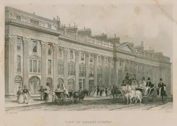 Blick auf die Regent Street, London, Westseite