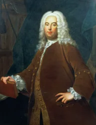 Porträt von George Frederick Handel (1685-1759) ca. 1736