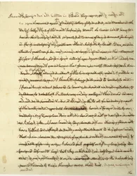 Autographenbrief als US-Minister in Frankreich, an Dr. John Page