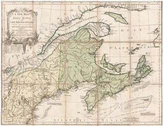 Karte von Nova Scotia von Jefferys
