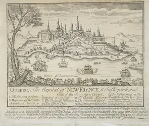QUEBEC, Die Hauptstadt von NEU-FRANKREICH, ein Bistum und Sitz des Souveränen Gerichts