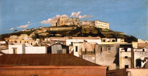 Ansicht von Certosa di San Martino mit dem Castel Sant