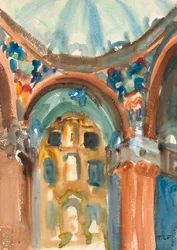 Kircheninneres, ca. 1930er Jahre