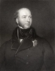 Francis Charles Seymour Conway, 3. Marquess of Hertford and Yarmouth, gestochen von William Holl, aus „National Portrait Gallery, Band IV“, veröffentlicht um 1835