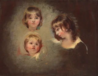 Kopfstudien von Emilia Mary, Juliana und Maria Boucherett